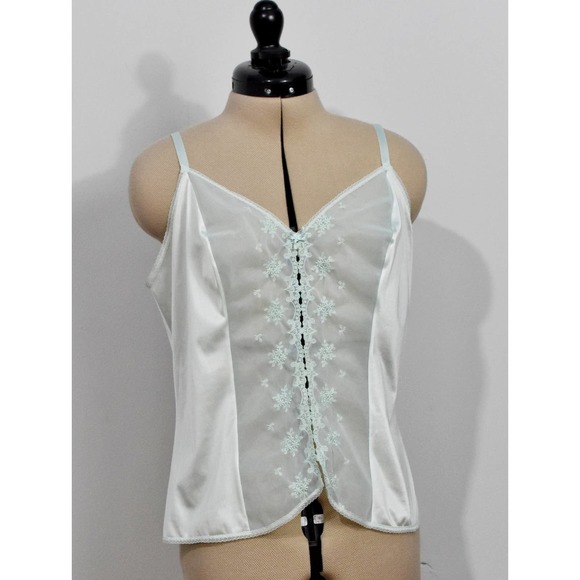 Vanity Fair Spring Green Camisole - Picture 2 of 6